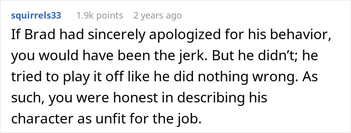 Person Has No Mercy On School Bully 15 Years Later When He Comes For A Job Interview Person Has No Mercy On School Bully 15 Years Later When He Comes For A Job Interview
