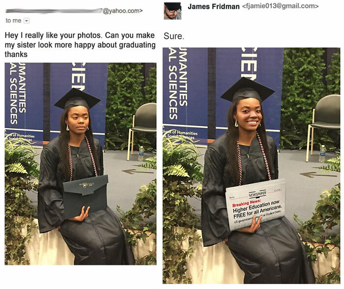 James Fridman’s Photoshop Gems That Take Requests To A Whole New Level (Best Of All Time)