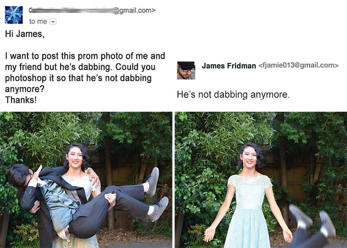 James Fridman’s Photoshop Gems That Take Requests To A Whole New Level (Best Of All Time)