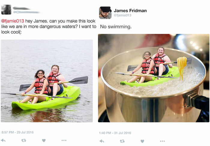 James Fridman’s Photoshop Gems That Take Requests To A Whole New Level (Best Of All Time)