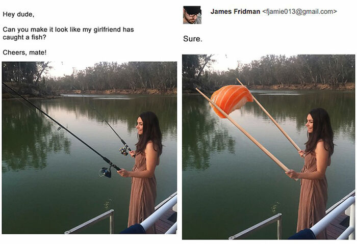 James Fridman’s Photoshop Gems That Take Requests To A Whole New Level (Best Of All Time)