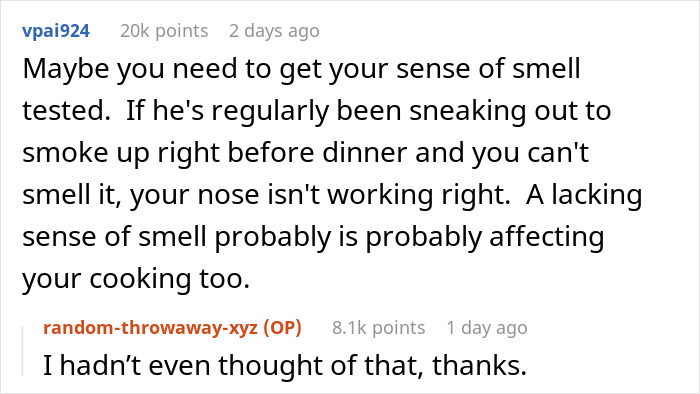 Wife Thinks Her Husband Loves Her Cooking, Is Confused When She Finds Out Why Wife Thinks Her Husband Loves Her Cooking, Is Confused When She Finds Out Why
