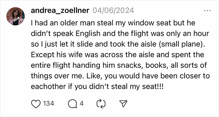 Guy Throws A Tantrum When Woman Refuses To Let Him Sit In Her Aisle Seat Guy Throws A Tantrum When Woman Refuses To Let Him Sit In Her Aisle Seat