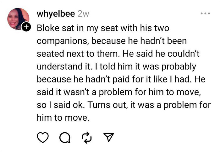 Guy Throws A Tantrum When Woman Refuses To Let Him Sit In Her Aisle Seat Guy Throws A Tantrum When Woman Refuses To Let Him Sit In Her Aisle Seat