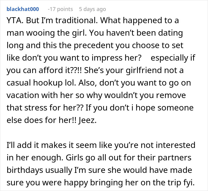 Woman Throws A Fit After BF Ignores Her Financial Turmoil To Throw An International B-Day Trip Woman Throws A Fit After BF Ignores Her Financial Turmoil To Throw An International B-Day Trip