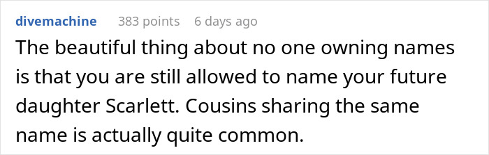 “[Am I The Jerk] For Walking Out Of The Room After My Brother Told Me The Name Of His Baby?”
