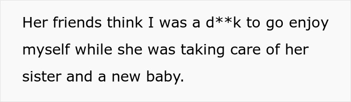 Man Skips Out On Helping Postpartum SIL, Leaves New Wife Behind And Goes On Honeymoon Alone Man Skips Out On Helping Postpartum SIL, Leaves New Wife Behind And Goes On Honeymoon Alone
