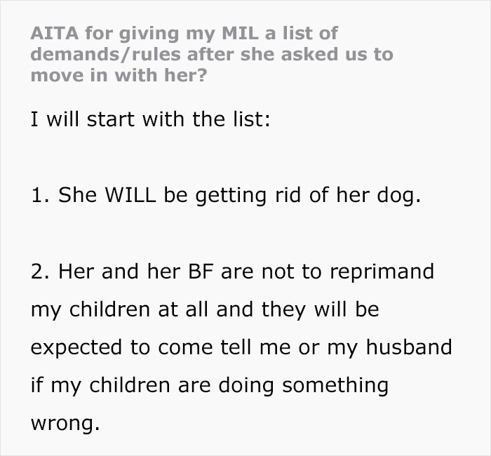 MIL And Her BF Are Furious After DIL Sets Boundaries When They Move In With Her MIL And Her BF Are Furious After DIL Sets Boundaries When They Move In With Her