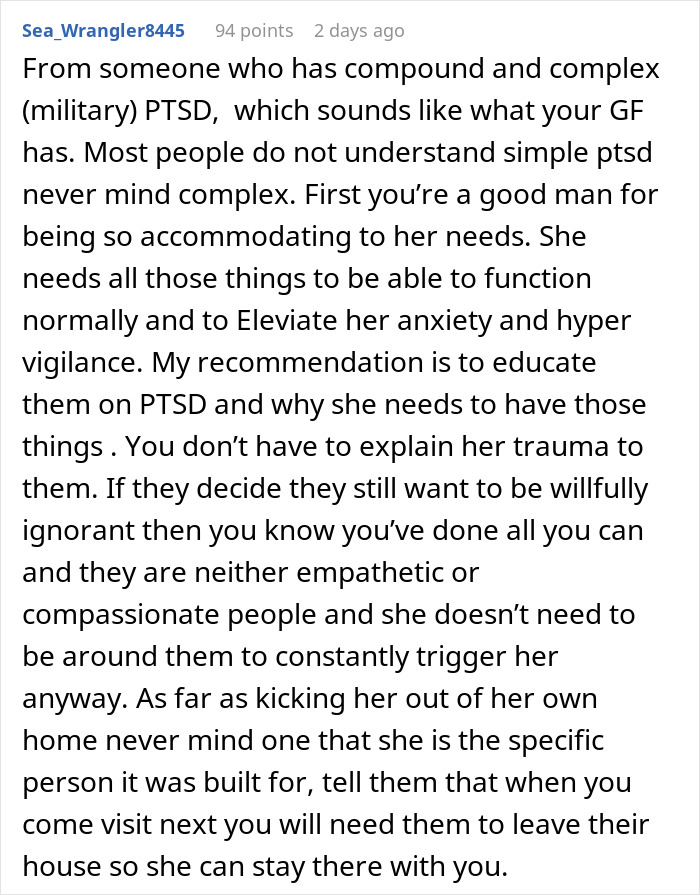 Man Spends $1,000 On An Airbnb After His Parents Ignored His GF’s Sleeping Needs For 2 Days Man Spends $1,000 On An Airbnb After His Parents Ignored His GF’s Sleeping Needs For 2 Days