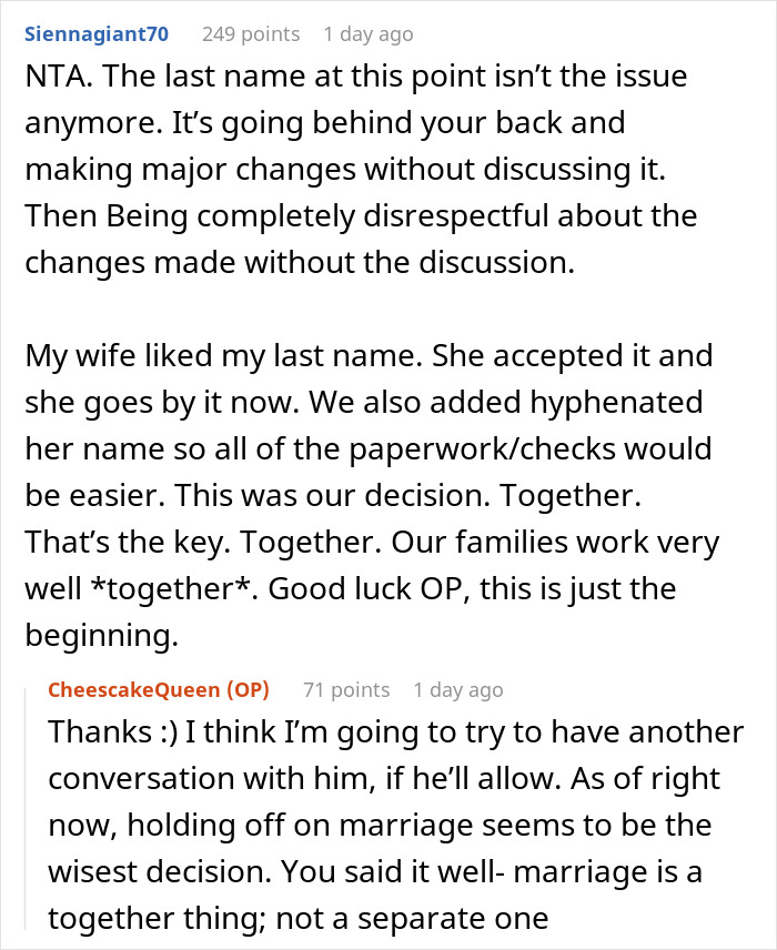 Woman Unravels Guy’s Cheating After He Decides He Won&rsquo;t Marry Her If She Won&rsquo;t Take His Name