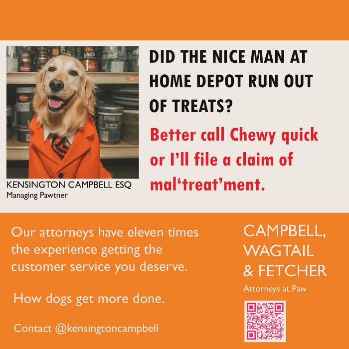 A Series Of Parody Ads For All The Dogs Seeking Attorney Services By Kensington Campbell (26 New Pics) A Series Of Parody Ads For All The Dogs Seeking Attorney Services By Kensington Campbell (26 New Pics)