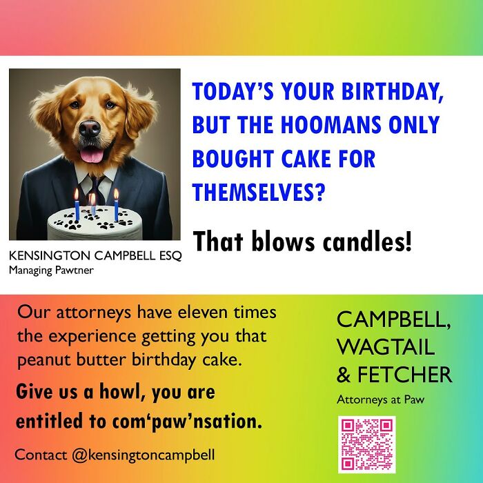 A Series Of Parody Ads For All The Dogs Seeking Attorney Services By Kensington Campbell (26 New Pics) A Series Of Parody Ads For All The Dogs Seeking Attorney Services By Kensington Campbell (26 New Pics)