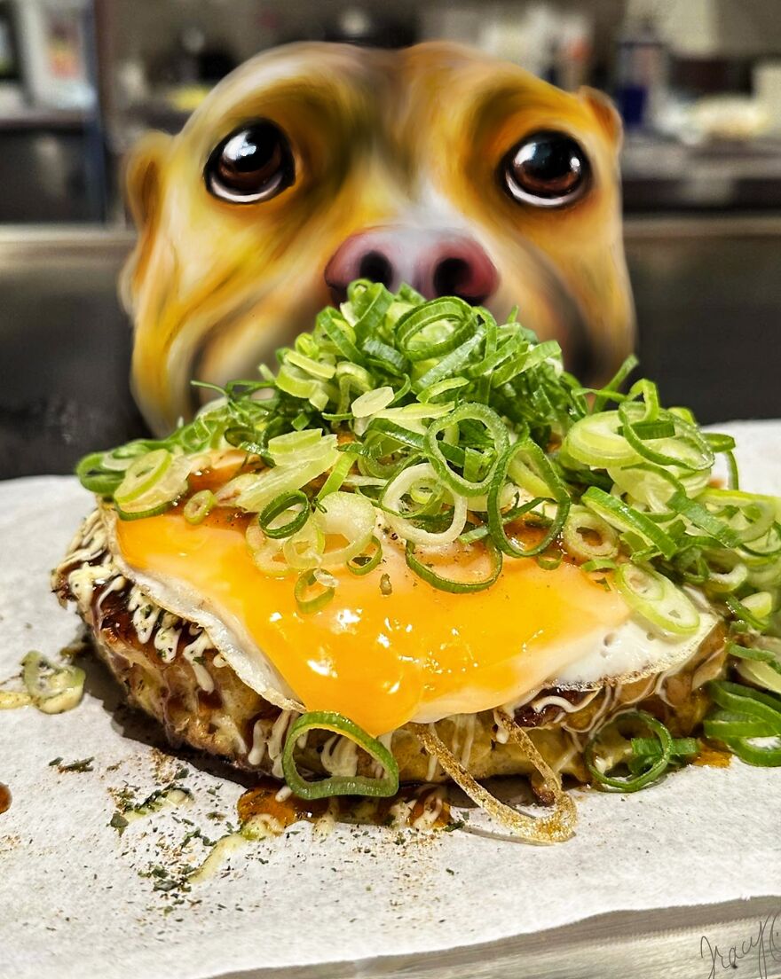 I Make Cute Art By Adding Drawn Animals To Random Photos (39 Pics)