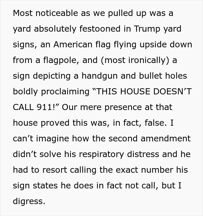 Boomer Demands Paramedics Take Off Their Masks Before Helping Him, So They Just Leave Boomer Demands Paramedics Take Off Their Masks Before Helping Him, So They Just Leave