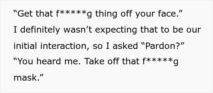 Boomer Demands Paramedics Take Off Their Masks Before Helping Him, So They Just Leave Boomer Demands Paramedics Take Off Their Masks Before Helping Him, So They Just Leave