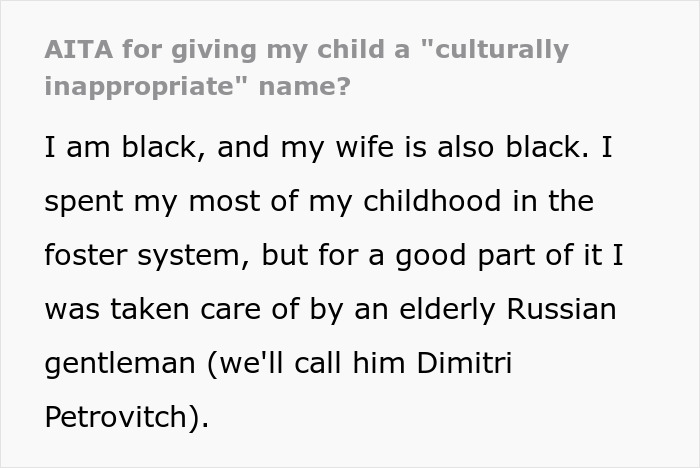 Black Parents Are Called Out For Giving Son A ‘Culturally Inappropriate’ Name By Family And Friends Black Parents Are Called Out For Giving Son A ‘Culturally Inappropriate’ Name By Family And Friends