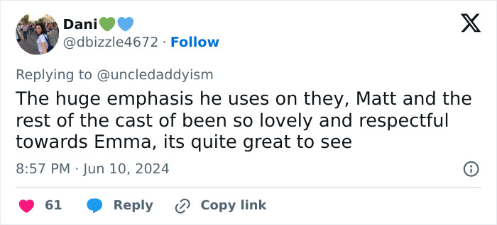 Sue Perkins Apologizes After Matt Smith Elegantly Corrects Her When She Misgenders His Co-Star Sue Perkins Apologizes After Matt Smith Elegantly Corrects Her When She Misgenders His Co-Star