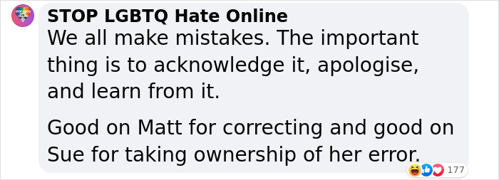 Sue Perkins Apologizes After Matt Smith Elegantly Corrects Her When She Misgenders His Co-Star Sue Perkins Apologizes After Matt Smith Elegantly Corrects Her When She Misgenders His Co-Star