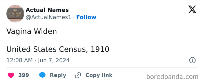 30 Hilariously Unfortunate Or Epic Actual Names That Probably Made These People’s Lives Chaotic