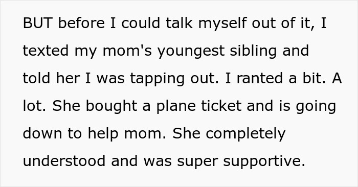 Mom Leaves $250k Inheritance To Son, Throws A Fit When Daughter Stops Looking After Her Mom Leaves $250k Inheritance To Son, Throws A Fit When Daughter Stops Looking After Her