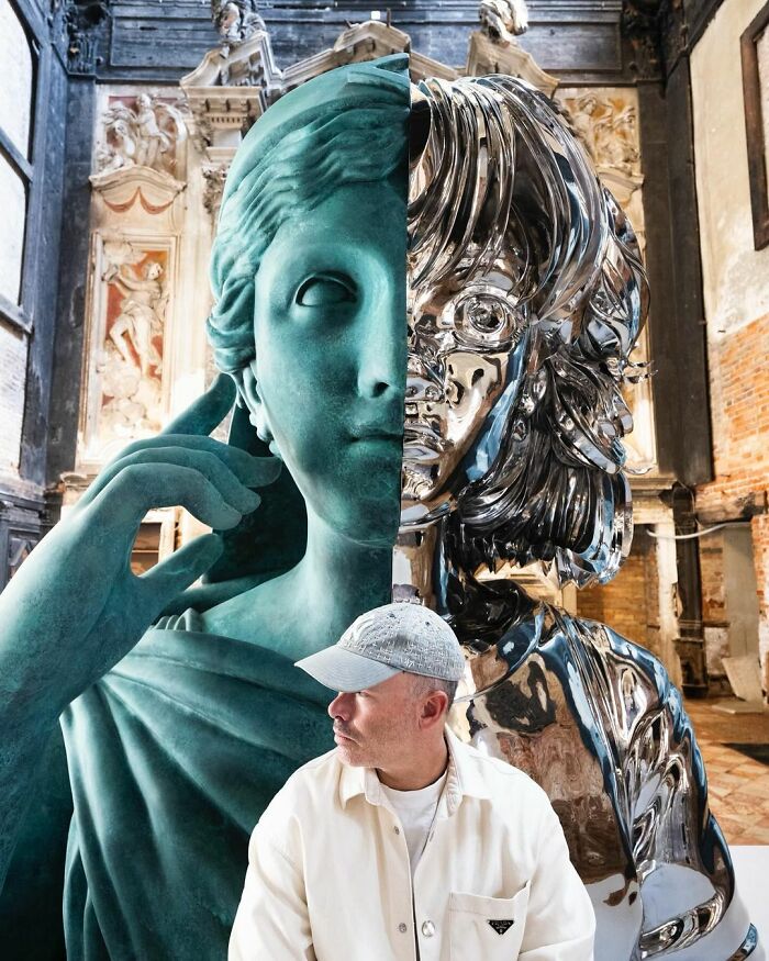 Artist Gives His Completely Blind Friend A Personal Tactile Tour Of His Venice Exhibition Artist Gives His Completely Blind Friend A Personal Tactile Tour Of His Venice Exhibition