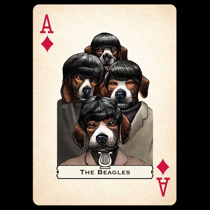 Artist Illustrates Card Decks Inspired By Famous People Or Characters That Pose As Dogs Or Cats (24 Pics) Artist Illustrates Card Decks Inspired By Famous People Or Characters That Pose As Dogs Or Cats (24 Pics)