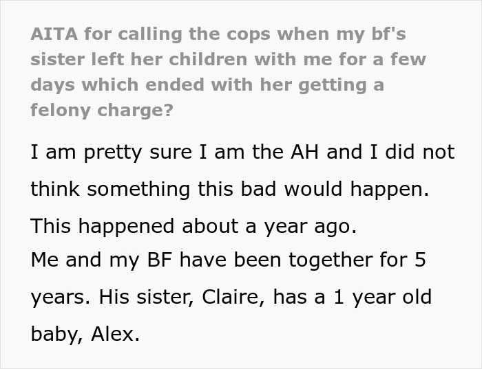 Mom Thinks She Can Dump Baby On Brother’s GF For 4 Days, Gets A Reality Check And A Felony Charge Mom Thinks She Can Dump Baby On Brother’s GF For 4 Days, Gets A Reality Check And A Felony Charge