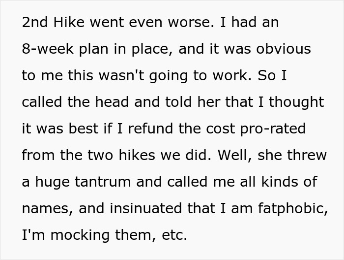 “AITA For Canceling On A Group Of Very Out Of Shape Women That Hired Me To Guide Their Hikes?”
