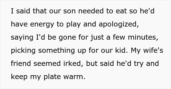 &ldquo;[Am I The Jerk] For Leaving Dinner To Get My Son McDonald’s, Even Though Food Was Served?&rdquo;