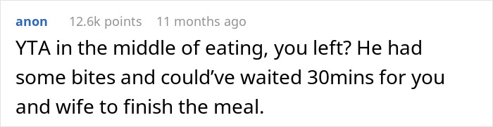 &ldquo;[Am I The Jerk] For Leaving Dinner To Get My Son McDonald’s, Even Though Food Was Served?&rdquo;