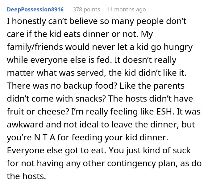 &ldquo;[Am I The Jerk] For Leaving Dinner To Get My Son McDonald’s, Even Though Food Was Served?&rdquo;