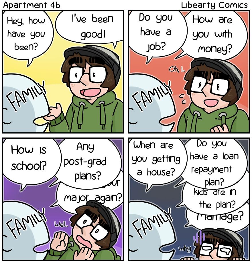 This Artist Illustrates Their Family Life In Apartment 4B In These 68 New Comics