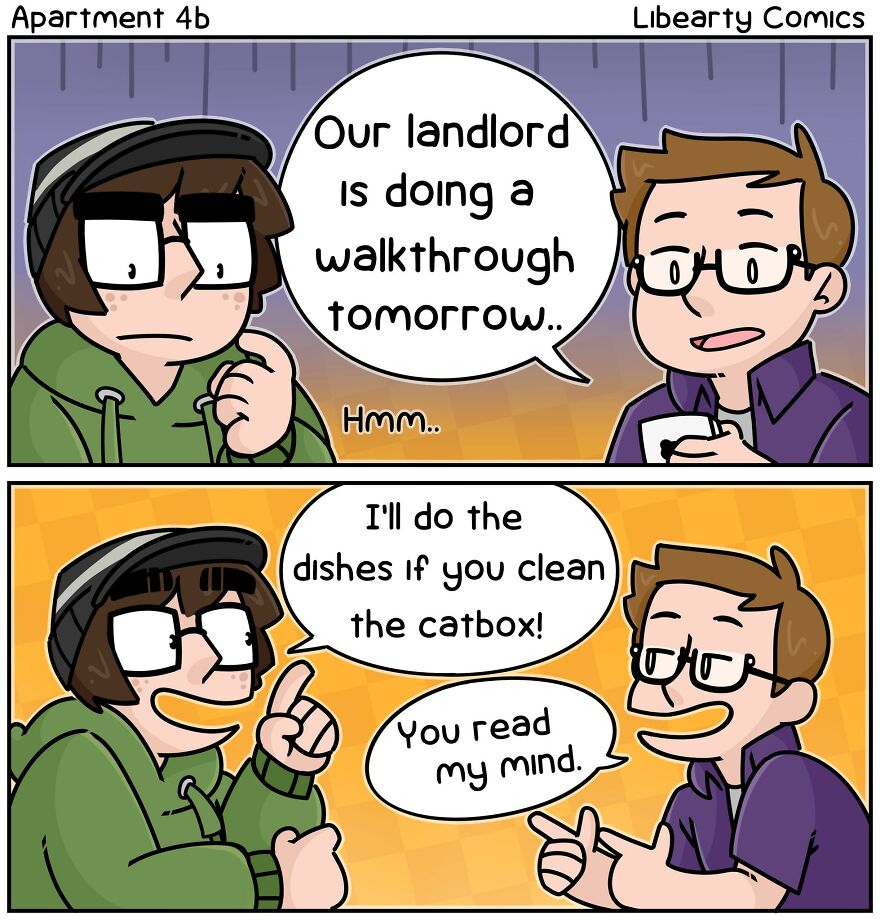 This Artist Illustrates Their Family Life In Apartment 4B In These 68 New Comics