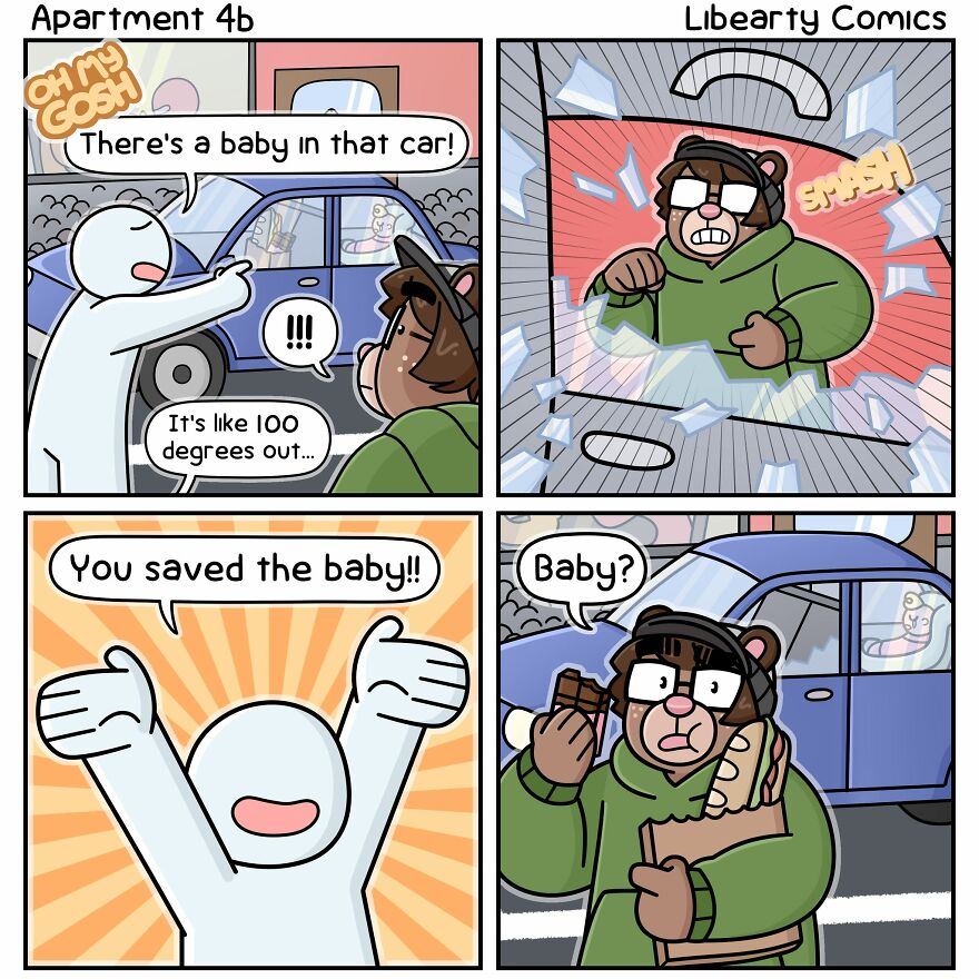 This Artist Illustrates Their Family Life In Apartment 4B In These 68 New Comics