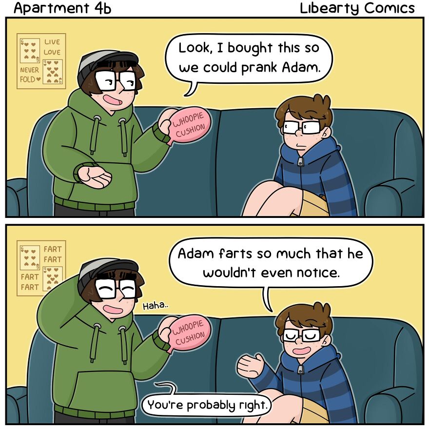 This Artist Illustrates Their Family Life In Apartment 4B In These 68 New Comics