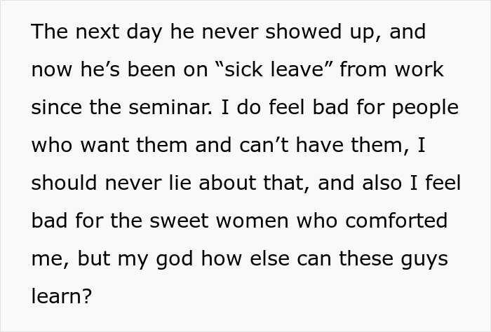 Man Publicly Shames A Childfree Woman, She Claps Back So Strongly That He Takes “Sick Leave” Man Publicly Shames A Childfree Woman, She Claps Back So Strongly That He Takes “Sick Leave”