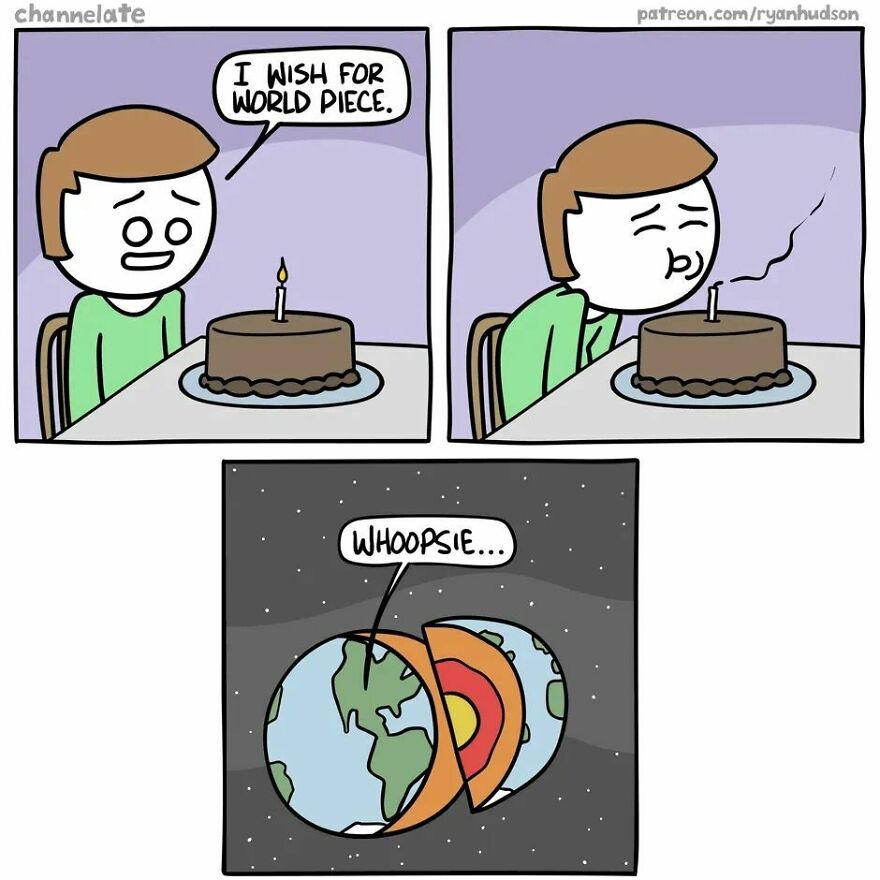 30 Comics By Ryan Hudson With Unexpectedly Dark Conclusions (New Pics)