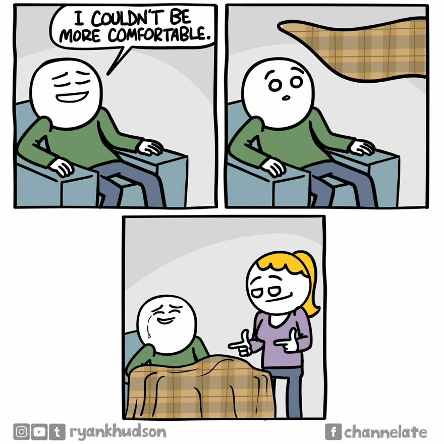 30 Comics By Ryan Hudson With Unexpectedly Dark Conclusions (New Pics)