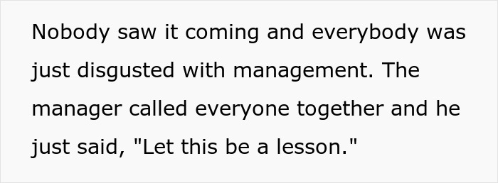 Manager Unjustly Fires Worker On The Spot And Says &#8220;Let This Be A Lesson&#8221; But Everyone Is Perplexed