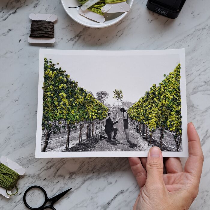 Artist Combines Photography And Embroidery To Make Captivating Artworks (25 Pics)