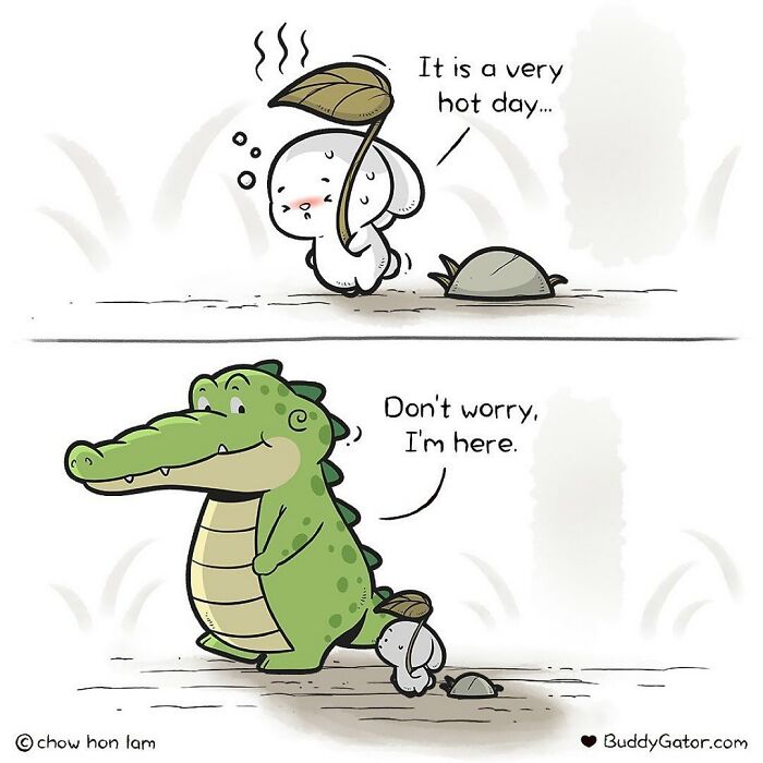 25 Charming Comics About The Fun Adventures Of A Friendly Alligator By Chow Hon Lam 25 Charming Comics About The Fun Adventures Of A Friendly Alligator By Chow Hon Lam