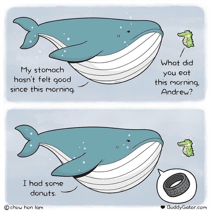 25 Charming Comics About The Fun Adventures Of A Friendly Alligator By Chow Hon Lam 25 Charming Comics About The Fun Adventures Of A Friendly Alligator By Chow Hon Lam