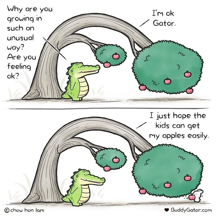 25 Charming Comics About The Fun Adventures Of A Friendly Alligator By Chow Hon Lam 25 Charming Comics About The Fun Adventures Of A Friendly Alligator By Chow Hon Lam