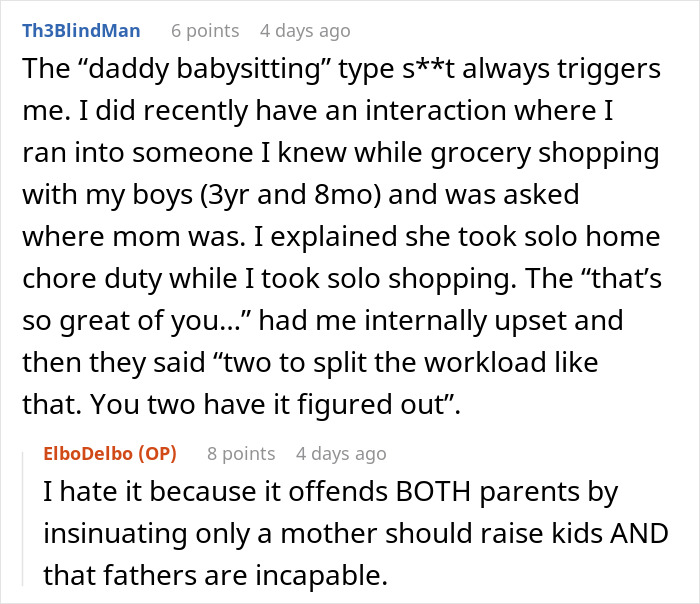 “It Must Be Mommy’s Day Off”: Man Lies About His Wife Being Dead In Response To Boomer’s Comment “It Must Be Mommy’s Day Off”: Man Lies About His Wife Being Dead In Response To Boomer’s Comment