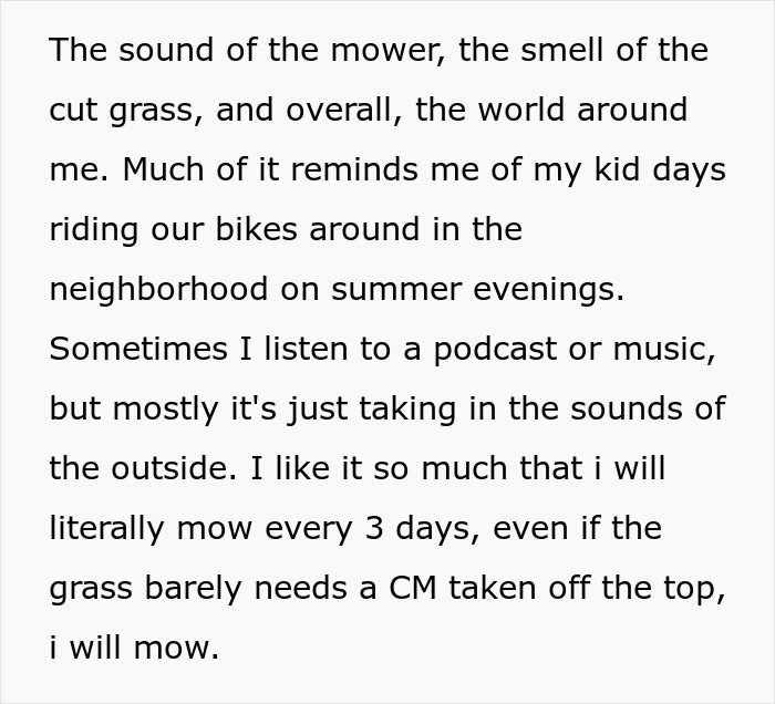 “Today I Messed Up”: Guy Accidentally Reveals Mowing Scheme To Wife After Enjoying It For 2 Years