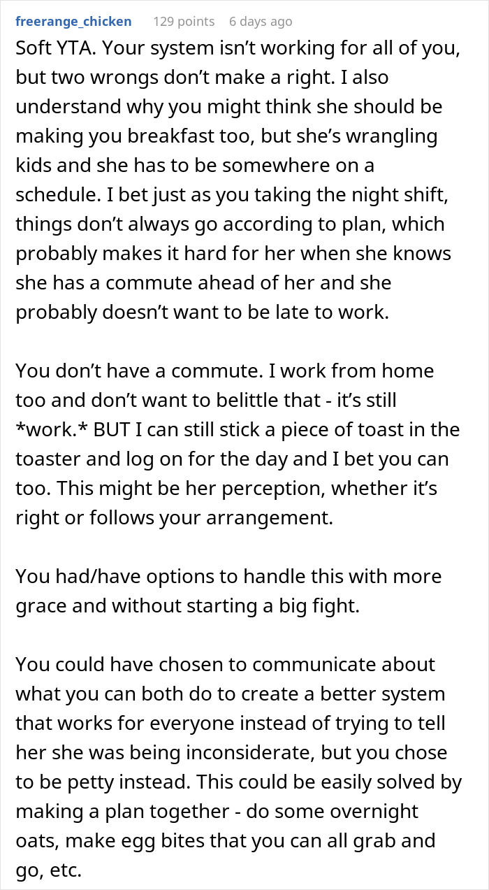Man Punishes Wife For Not Making Him Breakfast, Receives A Reality Check Man Punishes Wife For Not Making Him Breakfast, Receives A Reality Check