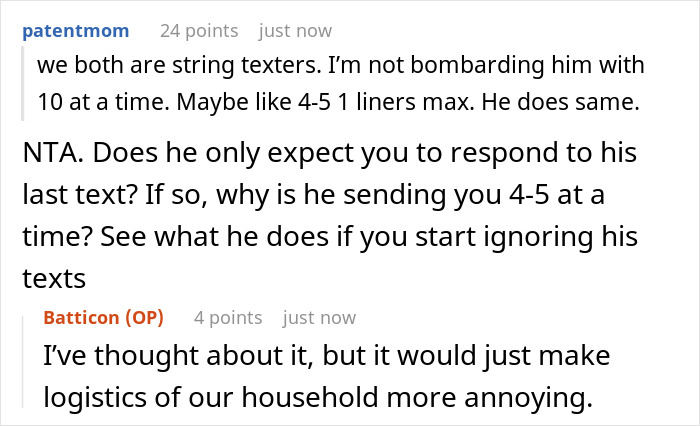 Lazy Husband Ignores Wife’s Back-To-Back Texts, Replies To The Last One Every Time, She Gets Mad Lazy Husband Ignores Wife’s Back-To-Back Texts, Replies To The Last One Every Time, She Gets Mad