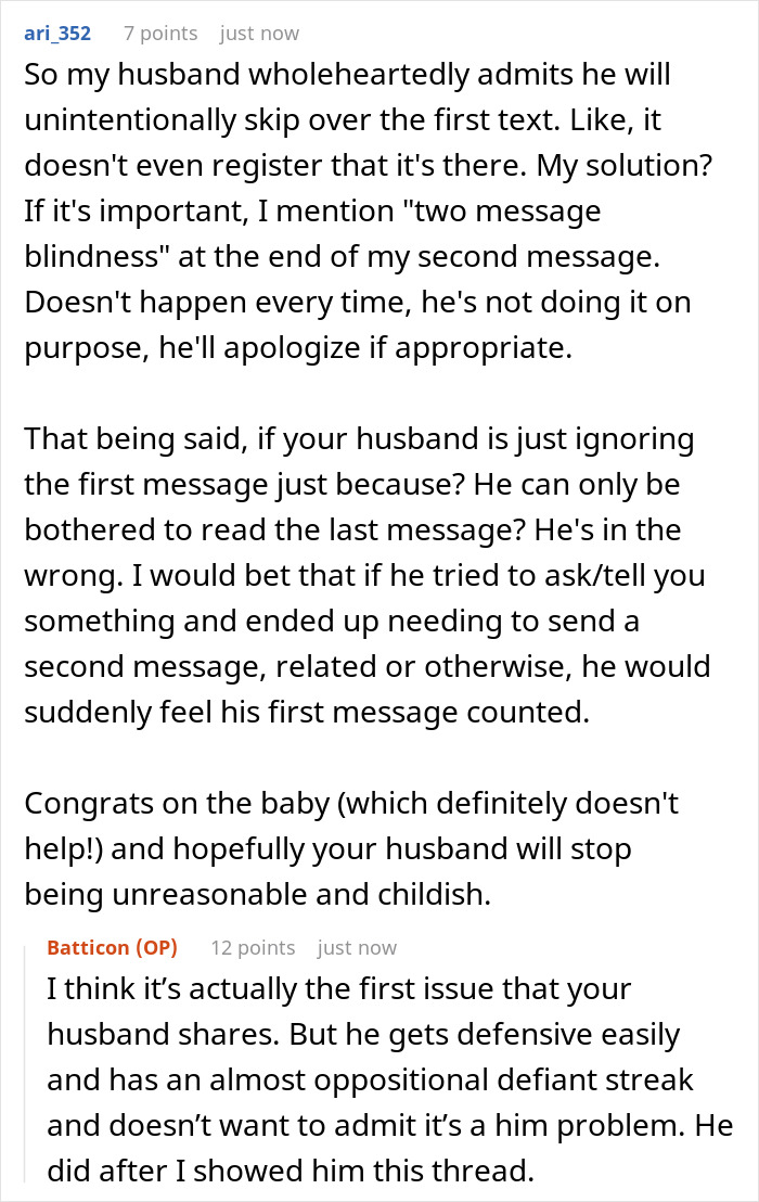 Lazy Husband Ignores Wife’s Back-To-Back Texts, Replies To The Last One Every Time, She Gets Mad Lazy Husband Ignores Wife’s Back-To-Back Texts, Replies To The Last One Every Time, She Gets Mad