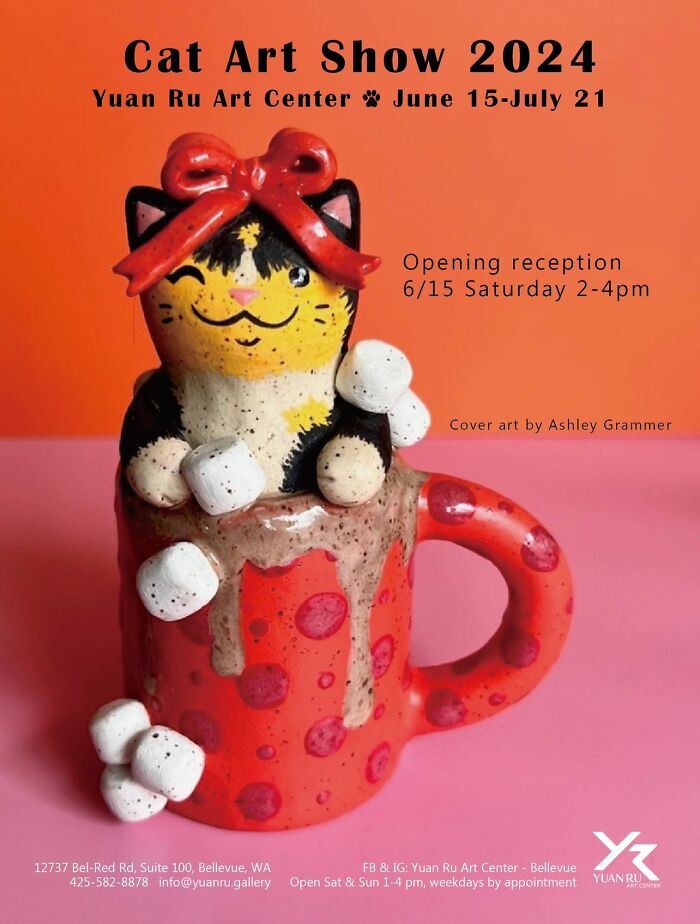 I Am Curating The Cat Art Show 2024, And Here Are Some Of The Works I Am Curating The Cat Art Show 2024, And Here Are Some Of The Works