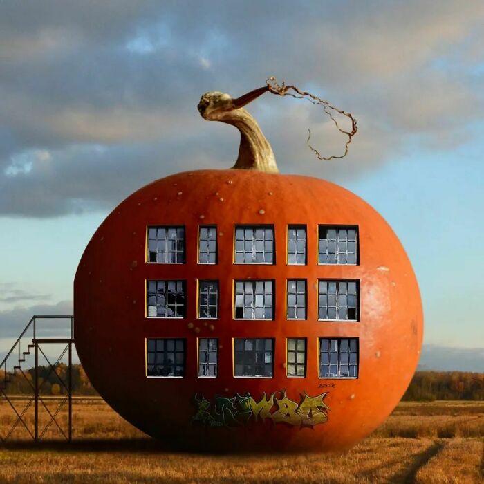 17 Buildings Inspired By Fruits And Vegetables, By This Surrealism Artist 17 Buildings Inspired By Fruits And Vegetables, By This Surrealism Artist